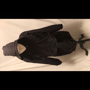 Worhthington Winter Coat Black Velvet